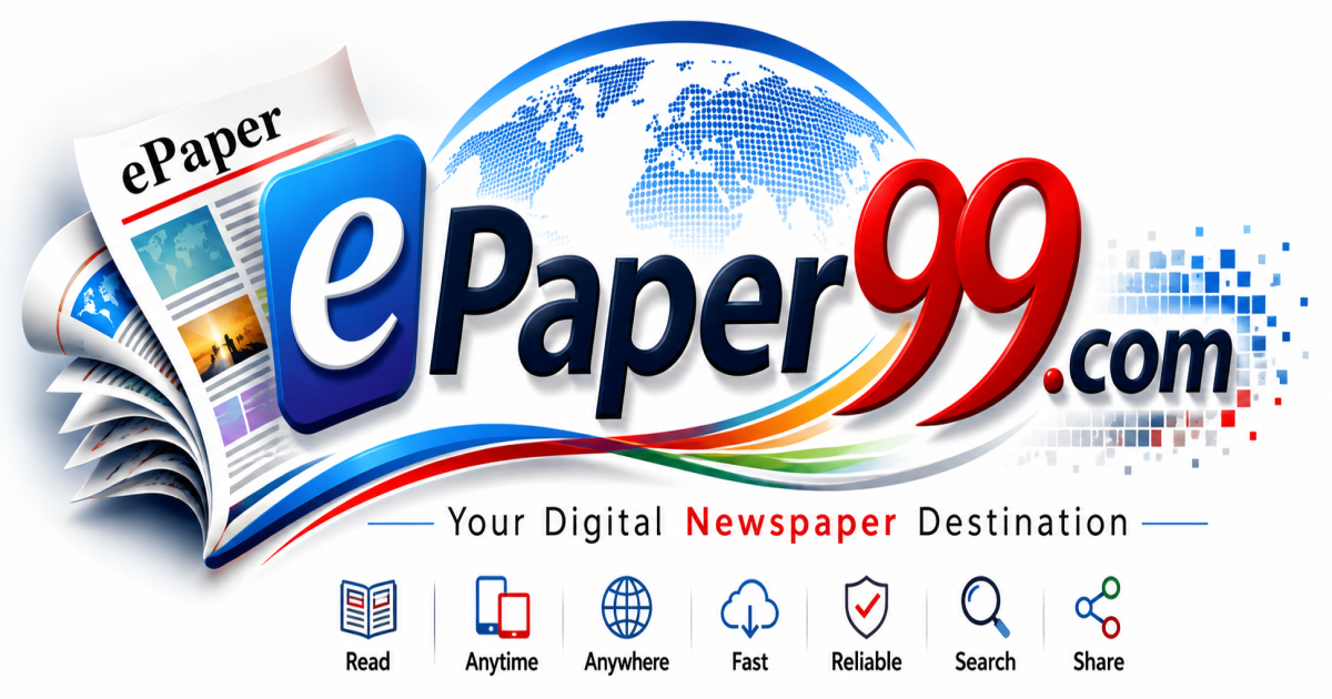 ePaper99 digital newspaper logo and platform features
